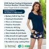 image:imageWiWi Viscose from Bamboo Pajamas Set for Women Super Soft Short Sleeve Cooling Summer Plus Size Pjs Sets Sleepwear S4XBink Bluenavy Floral