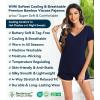 image:imageWiWi Viscose from Bamboo Pajamas Set for Women Super Soft Short Sleeve Cooling Summer Plus Size Pjs Sets Sleepwear S4XBnavy