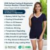 image:imageWiWi Viscose from Bamboo Pajamas Set for Women Super Soft Short Sleeve Cooling Summer Plus Size Pjs Sets Sleepwear S4XBnavyWhite Dots