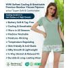 image:imageWiWi Viscose from Bamboo Pajamas Set for Women Super Soft Short Sleeve Cooling Summer Plus Size Pjs Sets Sleepwear S4XBsage Greengreen Leaf