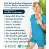 image:imageWiWi Viscose from Bamboo Pajamas Set for Women Super Soft Short Sleeve Cooling Summer Plus Size Pjs Sets Sleepwear S4XCteal Blue