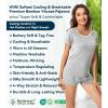 image:imageWiWi Viscose from Bamboo Pajamas Set for Women Super Soft Short Sleeve Cooling Summer Plus Size Pjs Sets Sleepwear S4XDash Grey