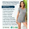 image:imageWiWi Viscose from Bamboo Pajamas Set for Women Super Soft Short Sleeve Cooling Summer Plus Size Pjs Sets Sleepwear S4XDheather Grey