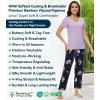 image:imageWiWi Womens Viscose from Bamboo Pajamas Set Short Sleeve Top with Pants Pjs Soft V Neck Sleepwear Lightweight Loungewear S3XAnavyFloral