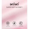 image:imageWiWi Womens Viscose from Bamboo Pajamas Set Short Sleeve Top with Pants Pjs Soft V Neck Sleepwear Lightweight Loungewear S3XEpink