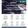 image:imageWiWi Bamboo Viscose Pajama Pants for Women Plus Size Cooling Pajamas Bottoms Wide Leg Lounge Super Soft Sweatpants S4XAnavy Floral