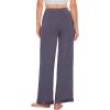 image:imageWiWi Bamboo Viscose Pajama Pants for Women Plus Size Cooling Pajamas Bottoms Wide Leg Lounge Super Soft Sweatpants S4XBdark Grey