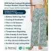 image:imageWiWi Bamboo Viscose Pajama Pants for Women Plus Size Cooling Pajamas Bottoms Wide Leg Lounge Super Soft Sweatpants S4XCgreen Leopard
