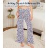 image:imageWiWi Bamboo Viscose Pajama Pants for Women Plus Size Cooling Pajamas Bottoms Wide Leg Lounge Super Soft Sweatpants S4XCpurple Leopard