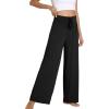 image:imageWiWi Bamboo Viscose Pajama Pants for Women Plus Size Cooling Pajamas Bottoms Wide Leg Lounge Super Soft Sweatpants S4XDblack