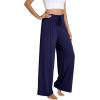 image:imageWiWi Bamboo Viscose Pajama Pants for Women Plus Size Cooling Pajamas Bottoms Wide Leg Lounge Super Soft Sweatpants S4XDnavy