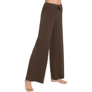 image:imageWiWi Bamboo Viscose Pajama Pants for Women Plus Size Cooling Pajamas Bottoms Wide Leg Lounge Super Soft Sweatpants S4XAbrown