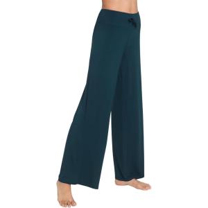 image:imageWiWi Bamboo Viscose Pajama Pants for Women Plus Size Cooling Pajamas Bottoms Wide Leg Lounge Super Soft Sweatpants S4XAdeep Teal