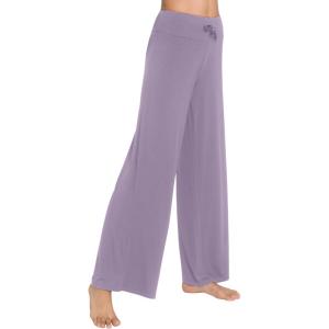 image:imageWiWi Bamboo Viscose Pajama Pants for Women Plus Size Cooling Pajamas Bottoms Wide Leg Lounge Super Soft Sweatpants S4XAviolet