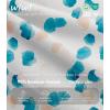 image:imageWiWi Bamboo Viscose Nightgowns for Women Cool Sleep Shirt Super Soft Long Sleeve Lightweight Plus Size Nightshirt S4XAwhiteTeal Blue Dots