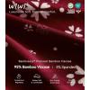 image:imageWiWi Bamboo Viscose Nightgowns for Women Cool Sleep Shirt Super Soft Long Sleeve Lightweight Plus Size Nightshirt S4XAwine Floral
