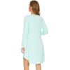 image:imageWiWi Bamboo Viscose Nightgowns for Women Cool Sleep Shirt Super Soft Long Sleeve Lightweight Plus Size Nightshirt S4XBaquaCat