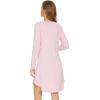 image:imageWiWi Bamboo Viscose Nightgowns for Women Cool Sleep Shirt Super Soft Long Sleeve Lightweight Plus Size Nightshirt S4XBpinkCat