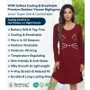 image:imageWiWi Bamboo Viscose Nightgowns for Women Cool Sleep Shirt Super Soft Long Sleeve Lightweight Plus Size Nightshirt S4XBwineCat