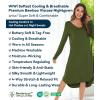 image:imageWiWi Bamboo Viscose Nightgowns for Women Soft Long Sleeve Sleep Shirt Nightshirts Cooling Pajamas Sleepwear S4XAarmy Green