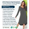 image:imageWiWi Bamboo Viscose Nightgowns for Women Soft Long Sleeve Sleep Shirt Nightshirts Cooling Pajamas Sleepwear S4XAcharcoal