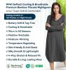 image:imageWiWi Bamboo Viscose Nightgowns for Women Soft Long Sleeve Sleep Shirt Nightshirts Cooling Pajamas Sleepwear S4XAcharcoal Heather