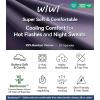 image:imageWiWi Bamboo Viscose Nightgowns for Women Soft Long Sleeve Sleep Shirt Nightshirts Cooling Pajamas Sleepwear S4XAlavender