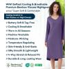 image:imageWiWi Bamboo Viscose Nightgowns for Women Soft Long Sleeve Sleep Shirt Nightshirts Cooling Pajamas Sleepwear S4XAlavender