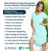 image:imageWiWi Bamboo Viscose Nightgowns for Women Soft Long Sleeve Sleep Shirt Nightshirts Cooling Pajamas Sleepwear S4XBaqua
