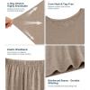 image:imageWiWi Bamboo Viscose Pajama Set for Women Super Soft Long Sleeve Top with Pants Loungewear Cooling 2 Piece Pjs Sets SXXLAcamel