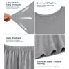 image:imageWiWi Bamboo Viscose Pajama Set for Women Super Soft Long Sleeve Top with Pants Loungewear Cooling 2 Piece Pjs Sets SXXLAheather Grey