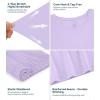 image:imageWiWi Bamboo Viscose Pajama Set for Women Super Soft Long Sleeve Top with Pants Loungewear Cooling 2 Piece Pjs Sets SXXLAtaro Purple