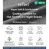 image:imageWiWi Bamboo Viscose Pajamas Sets for Women Lace Trim Long Sleeve Sleepwear Lounge Sets Plus Size Pjs with pockets S4XAdark Heather Grey