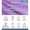 image:imageWiWi Bamboo Viscose Pajamas Sets for Women Lace Trim Long Sleeve Sleepwear Lounge Sets Plus Size Pjs with pockets S4XAmedium Purplepurple Flowers