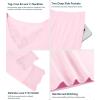 image:imageWiWi Bamboo Viscose Pajamas Sets for Women Lace Trim Long Sleeve Sleepwear Lounge Sets Plus Size Pjs with pockets S4XApink