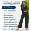 image:imageWiWi Bamboo Viscose Pajamas Sets for Women Lace Trim Long Sleeve Sleepwear Lounge Sets Plus Size Pjs with pockets S4XBblack
