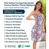 image:imageWiWi Bamboo Viscose Slip Dress for Women Cooling Dresses Super Soft Chemise Plus Size Nightgown Full Slips Babydoll S4XApurpleFloral