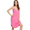 image:imageWiWi Bamboo Viscose Slip Dress for Women Cooling Dresses Super Soft Chemise Plus Size Nightgown Full Slips Babydoll S4XAraspberry Pink