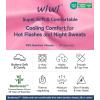 image:imageWiWi Bamboo Viscose Slip Dress for Women Cooling Dresses Super Soft Chemise Plus Size Nightgown Full Slips Babydoll S4XAraspberry Pink