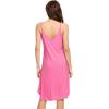 image:imageWiWi Bamboo Viscose Slip Dress for Women Cooling Dresses Super Soft Chemise Plus Size Nightgown Full Slips Babydoll S4XAraspberry Pink