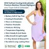 image:imageWiWi Bamboo Viscose Slip Dress for Women Cooling Dresses Super Soft Chemise Plus Size Nightgown Full Slips Babydoll S4XAtaro Purple