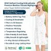 image:imageWiWi Bamboo Viscose Slip Dress for Women Cooling Dresses Super Soft Chemise Plus Size Nightgown Full Slips Babydoll S4XAwhite Stars