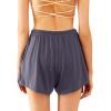 image:imageWiWi Bamboo Visose Pajama Shorts for Women Soft Sleep Bottoms Plus Size Lounge Boxers Pj Sleepwear Bottom S4XDblackdark Grey