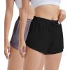 image:imageWiWi Bamboo Visose Pajama Shorts for Women Soft Sleep Bottoms Plus Size Lounge Boxers Pj Sleepwear Bottom S4XEblackdark Grey