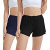 image:imageWiWi Bamboo Visose Pajama Shorts for Women Soft Sleep Bottoms Plus Size Lounge Boxers Pj Sleepwear Bottom S4XEblacknavy