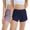 image:imageWiWi Bamboo Visose Pajama Shorts for Women Soft Sleep Bottoms Plus Size Lounge Boxers Pj Sleepwear Bottom S4XEnavyviolet