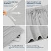 image:imageWiWi Mens Pajama Pants Soft Viscose Bamboo 1 or 2 Pack Sleep Lounge Bottoms Comfy Pj Loungewear with Pockets S4XAash Grey