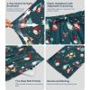 image:imageWiWi Mens Pajama Pants Soft Viscose Bamboo 1 or 2 Pack Sleep Lounge Bottoms Comfy Pj Loungewear with Pockets S4XAchristmas Elk on Green