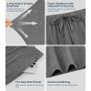 image:imageWiWi Mens Pajama Pants Soft Viscose Bamboo 1 or 2 Pack Sleep Lounge Bottoms Comfy Pj Loungewear with Pockets S4XAdark Heather Grey