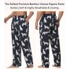 image:imageWiWi Mens Pajama Pants Soft Viscose Bamboo 1 or 2 Pack Sleep Lounge Bottoms Comfy Pj Loungewear with Pockets S4XAdog